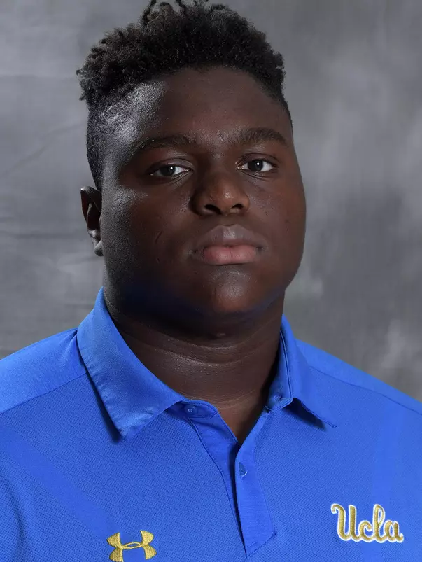UCLA Bruins defensive lineman Otito Ogbonnia (91) poses in Los Angeles, Friday, July 6, 2018. (Kirby Lee via Image of Sport)