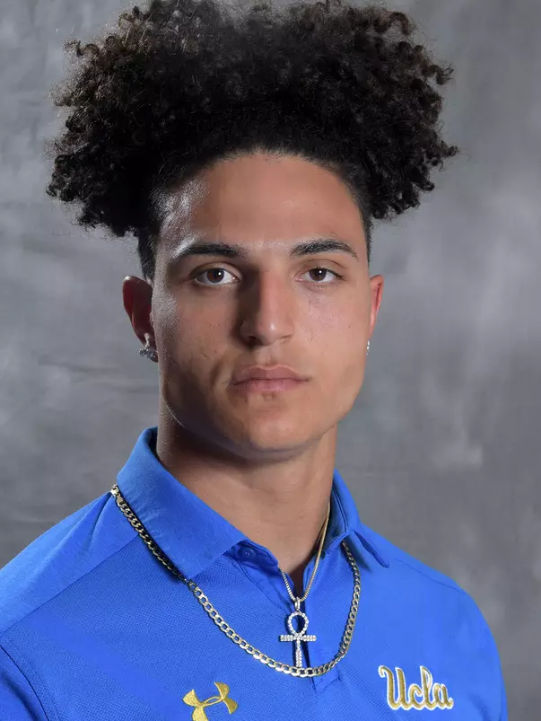 UCLA Bruins linebacker Jaelan Phillips (15) poses in Los Angeles, Friday, July 6, 2018. (Kirby Lee via Image of Sport)