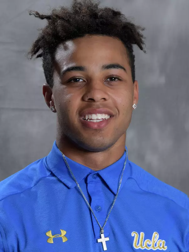 UCLA Bruins defensive back Shea Pitts (47)  poses in Los Angeles, Friday, July 6, 2018. (Kirby Lee via Image of Sport)