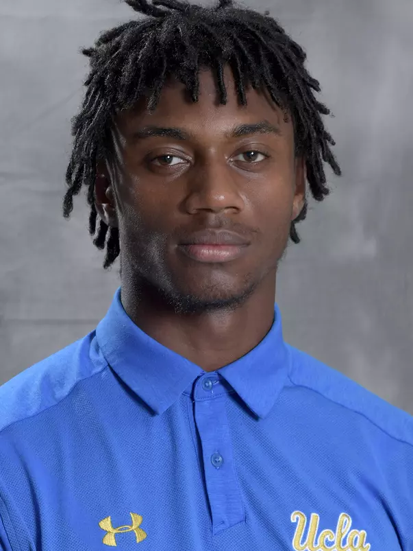 UCLA Bruins defensive back Colin Samuel (10) poses in Los Angeles, Friday, July 6, 2018. (Kirby Lee via Image of Sport)