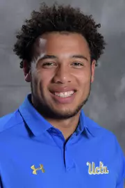 UCLA Bruins linebacker Jayce Smalley (41) poses in Los Angeles, Friday, July 6, 2018. (Kirby Lee via Image of Sport)