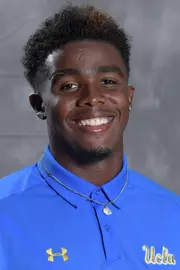 UCLA Bruins linebacker Tyree Thompson (25) poses in Los Angeles, Friday, July 6, 2018. (Kirby Lee via Image of Sport)