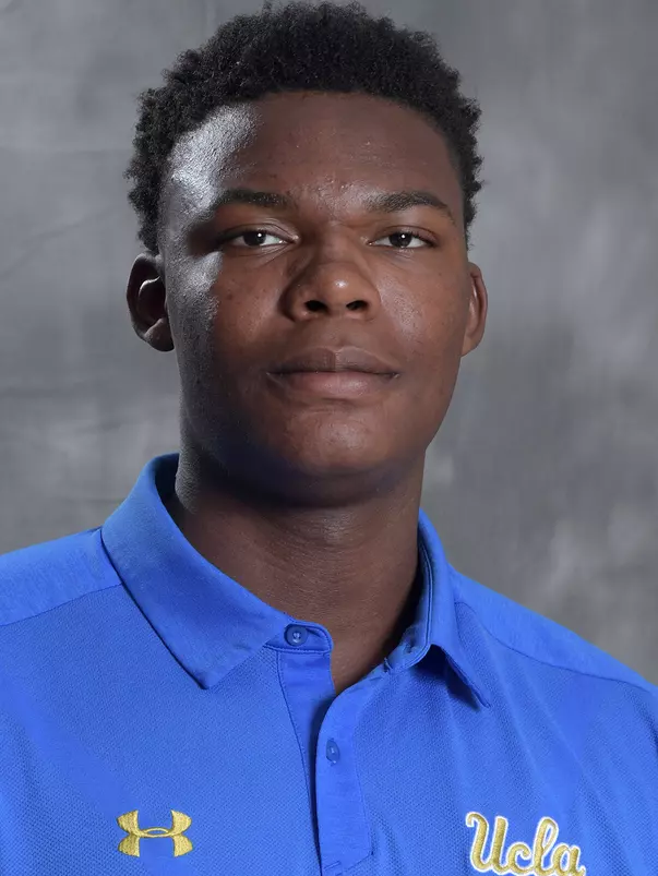 UCLA Bruins linebacker Elijah Wade (99)  poses in Los Angeles, Friday, July 6, 2018. (Kirby Lee via Image of Sport)