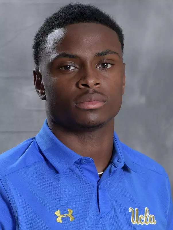 UCLA Bruins defensive back Rayshad Williams (3) poses in Los Angeles, Friday, July 6, 2018. (Kirby Lee via Image of Sport)