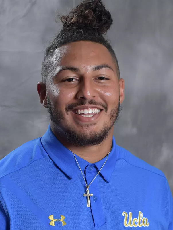 UCLA Bruins tight end Caleb Wilson (81) poses in Los Angeles, Friday, July 6, 2018. (Kirby Lee via Image of Sport)