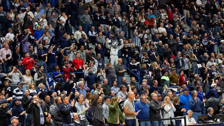 Basketball Fans at XL Center