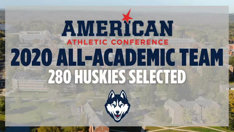 280 Huskies Selected to AAC All-Academic Team