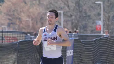 Eric Van Der Els Takes 4th at BIG EAST Title Race; Huskies finish 4th