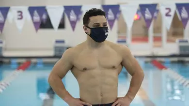 Corres Finishes Second in 1M Dive