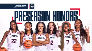 UConn Picked to Win BIG EAST; Huskies Earn Preseason Conference Honors