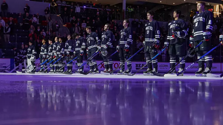 Men's Hockey pregame lineup
