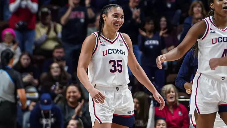 UNCASVILLE, Conn - November 23 - UConn Huskies against the Utah Utes at Mohegan Sun Arena in Uncasville, CT. Photo by Sofia DiGrande