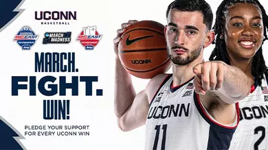 Huskies March. Fight. Win.