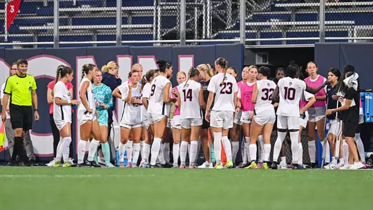 UConn WSOC huddle 2025
