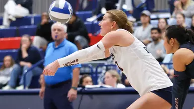 Huskies Drop Four-Set Battle at Providence