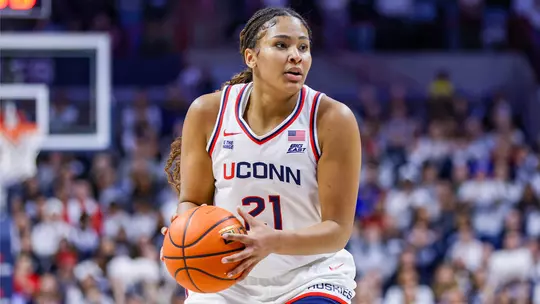 STORRS, CONNECTICUT - 28 JANUARY 2026 - against the Xavier Musketeers at the Harry A. Gampel Pavilion in Storrs, Connecticut. Photo by Sam Martin