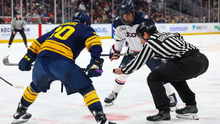 UConn vs. Merrimack Face off