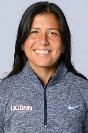 STORRS, CONNECTICUT - SEPTEMBER 14 - Victoria Matos for UConn Media Day at the Toscano Family Ice Forum in Storrs, Connecticut.
Photo by Geoff Bolte