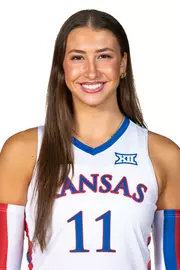 setter Cristin Cline #11 of the Kansas Jayhawks