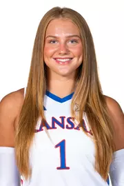 outside hitter Grace Nelson #1 of the Kansas Jayhawks