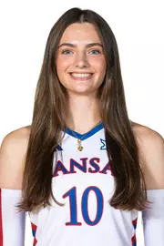 middle blocker Reese Ptacek #10 of the Kansas Jayhawks