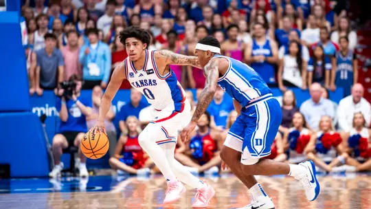 No. 17 Kansas Falls to No. 2 Duke in State Farm Blue Blood Classic Image