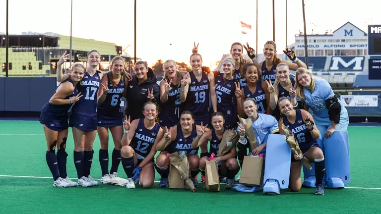 Team photo after Senior Day victory
