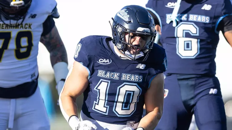 Sam Oppenheimer celebrates a tackle