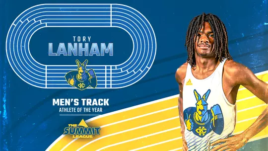 Tory Lanham Summit League Track Male Athlete of the Year