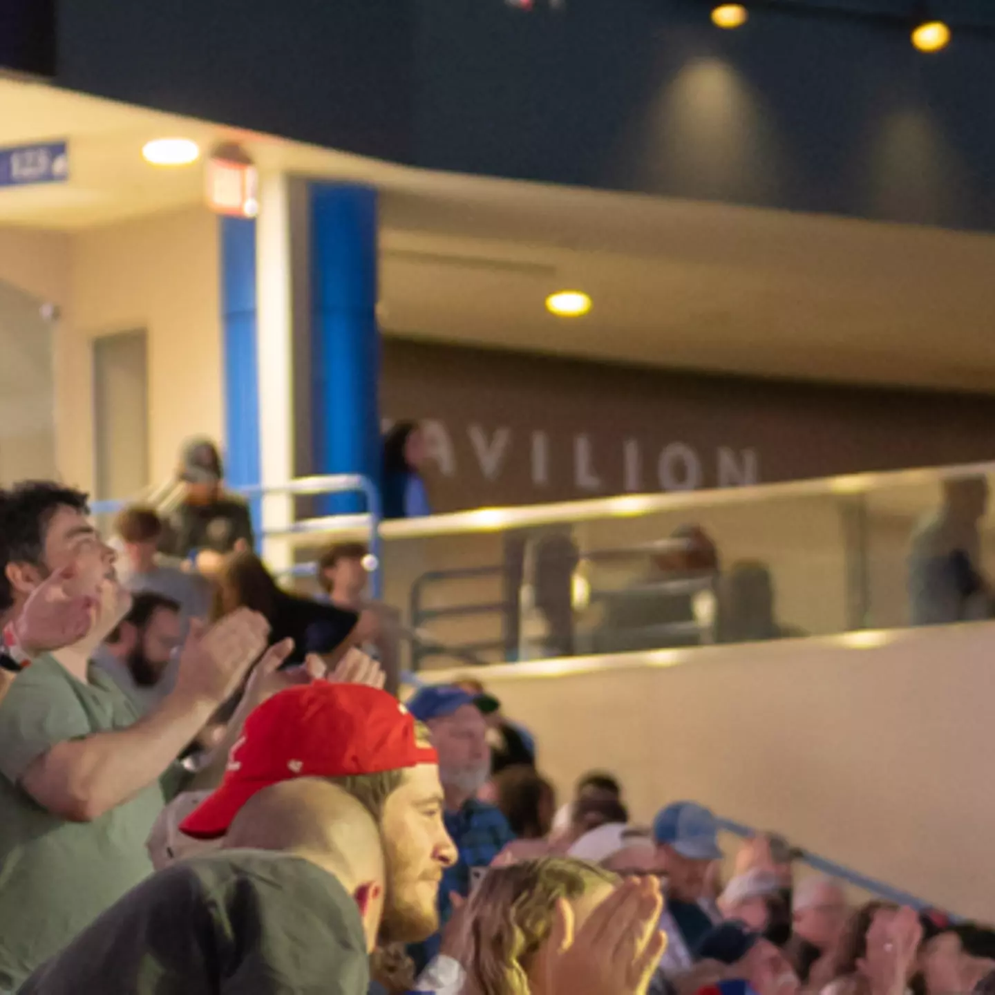 Crowd at Hockey Game