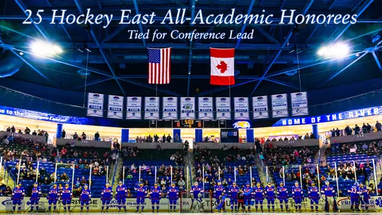 Hockey East All-Academic Graphic 2025-26