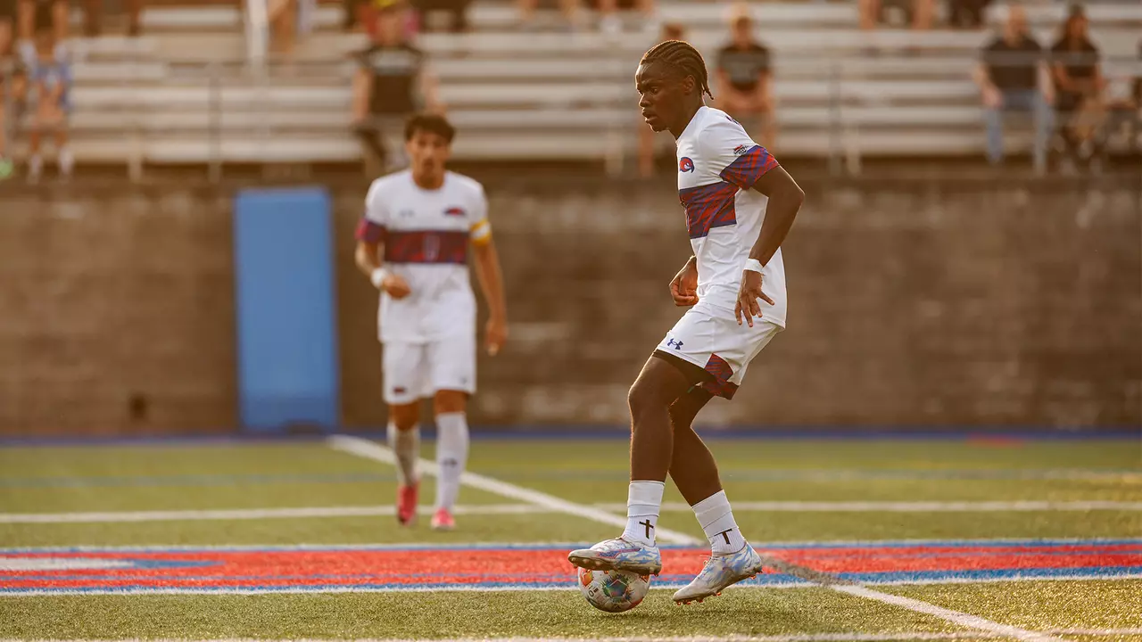 Alex Champagne Header Photo for Win over UMBC