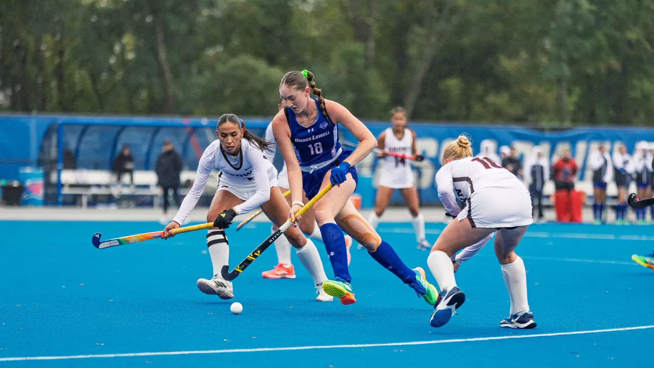 Alice Van Hemelen dribbling past Brown defense