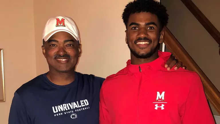 Brian Cobbs and his father