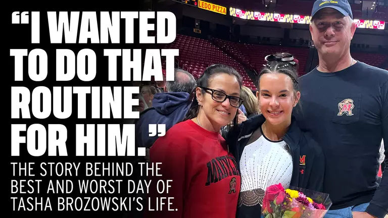 Tasha Brozowski: "I wanted to do that routine for him."