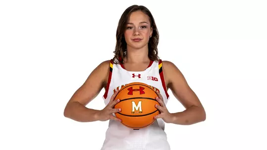 Lea Bartelme posed white uniform