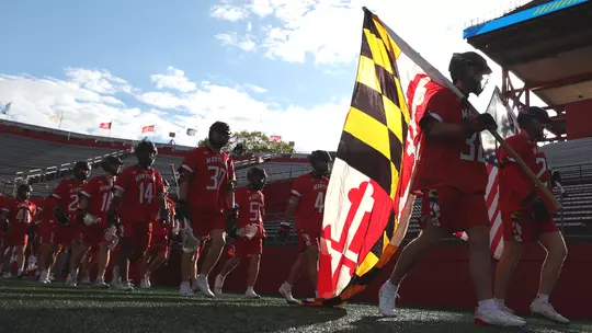 Maryland takes the field to face Penn State in the Big Ten Tournament