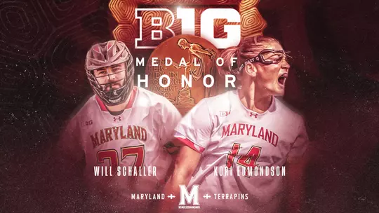 Edmondson, Schaller Awarded Maryland's 2026 Big Ten Medal Of Honor, Student-Athlete Of The Year Accolades