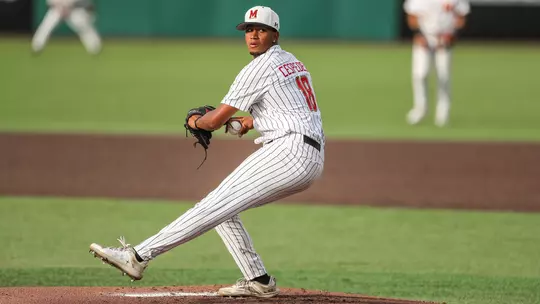 Cristofer Cespedes pitches against Penn State