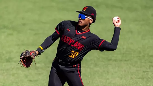 Paul Jones II throws the ball around the infield.