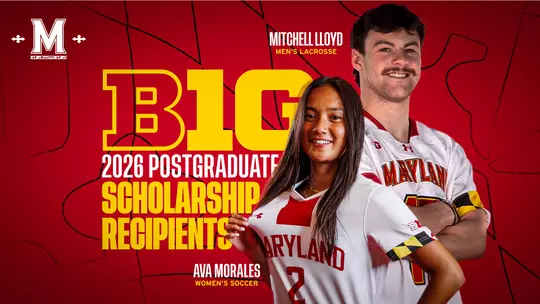 Ava Morales, Mitchell Lloyd Awarded Big Ten Conference Postgraduate Scholarships