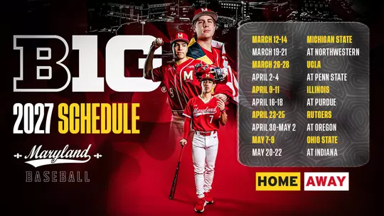 2027 Maryland Big Ten Baseball Schedule Release