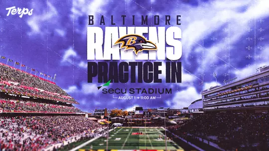 Baltimore Ravens practice at SECU