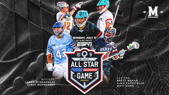 Men's Lacrosse PLL All-Star Game Graphic