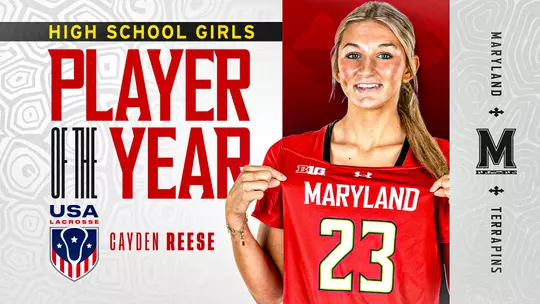 Cayden Reese USA Lacrosse Player of the Year Graphic