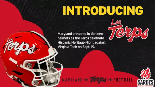 Los Terps Helmet Graphic