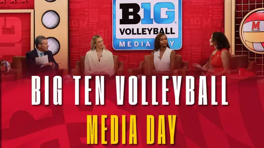 Maryland Volleyball Takes On Big Ten Media Day In Chicago