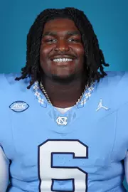 D'Antre Robinson
2025 headshot
University of North Carolina Football
Kenan Football Center
Chapel Hill, NC
Monday, August 11, 2025