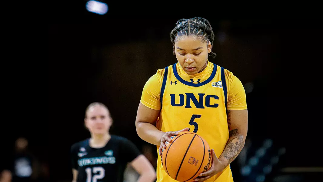 Neenah George at the Free Throw Line