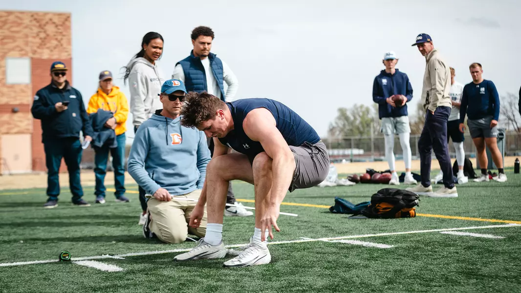 Charlie Garrison on Pro Day, 2026